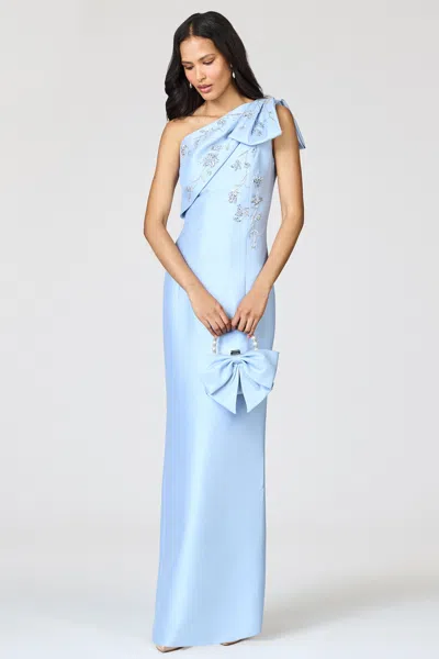 Sachin & Babi Embellished Olivia Gown In Blue