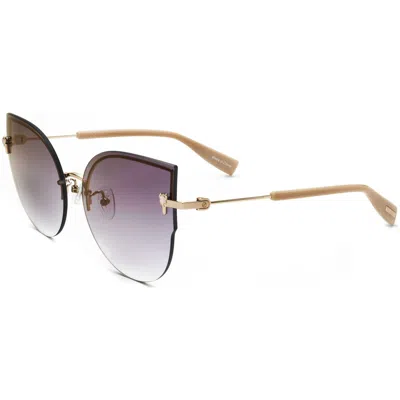Trussardi Unisex 60mm Gold Sunglasses In Multi