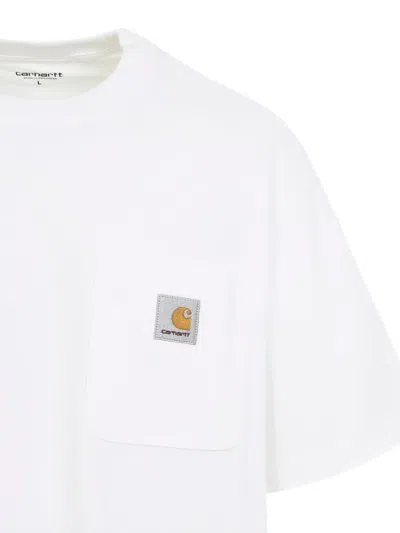 Carhartt Short Sleeve Pocket T-shirt In White