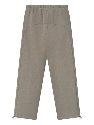 Essentials Piping-trim Track Pants In Gray