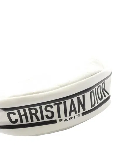 Pre-owned Dior 2000-2025 Medium Lambskin Cannage  Vibe Hobo Satchel In Black