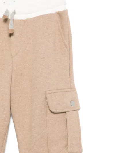 Eleventy Cargo-pocket Trousers In Neutral