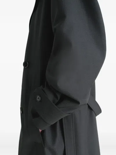 Lemaire Trench Coat Whith Detachable Lining In Black