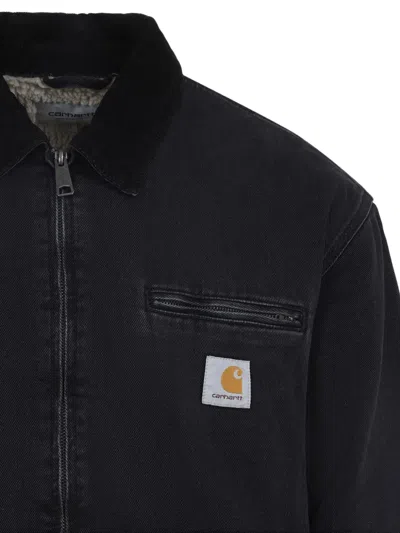 Carhartt Og Detroit Dearborn Jacket In Black