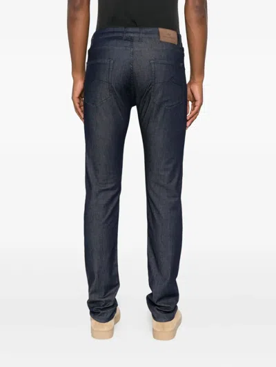 Paul & Shark Shark-keychain Jeans In Blue