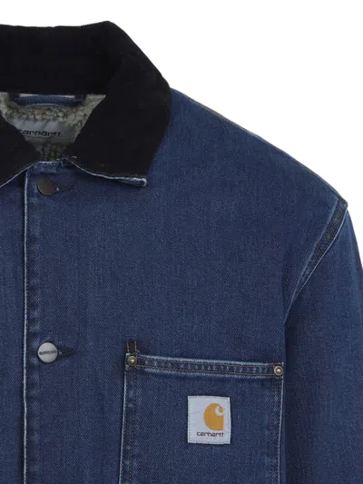 Carhartt Casual Jacket With Long Sleeves And Pockets In Multi