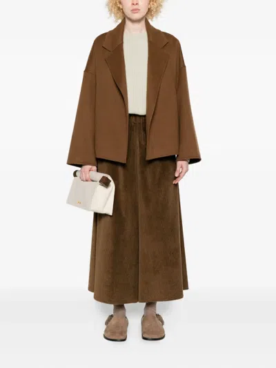 Dušan Notched-lapel Jacket In Brown