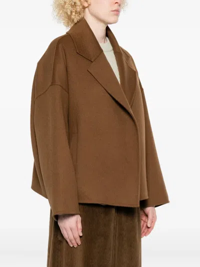 Dušan Notched-lapel Jacket In Brown