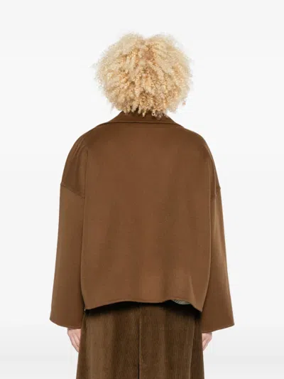 Dušan Notched-lapel Jacket In Brown