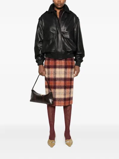 Arma Flap-pocket Leather Jacket In Black