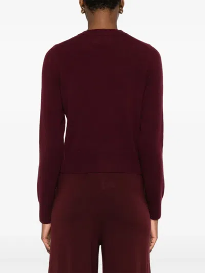 Hugenberg Button Patch-pocket Cardigan In Red