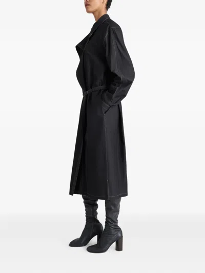 Lemaire Asymmetrical-panel Shirt Dress In Gray