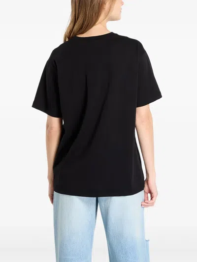 Dime Cursive Logo T-shirt In Black