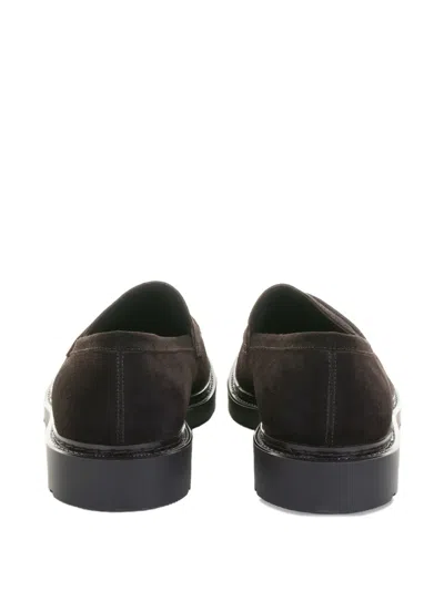 Fratelli Rossetti Cocoa Suede Moccasin In Gray