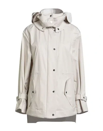Moorer Woman Overcoat & Trench Coat Ivory Size 4 Polyester, Polyurethane In Neutral