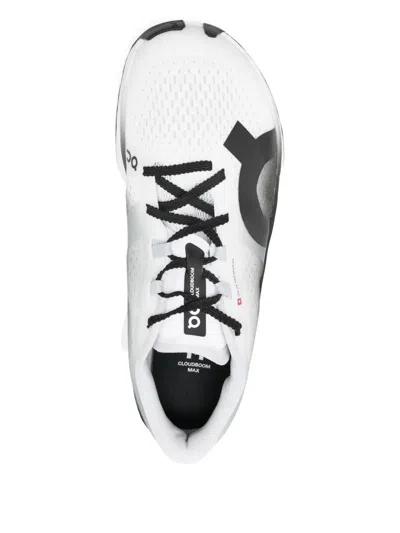 On Cloudboom Logo-print Sneakers In White