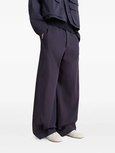 Lemaire Suede Low Profile Sneakers With Rubber Sole In Neutral