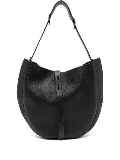 Mino Bossi Liz Textured Shoulder Bag In Black