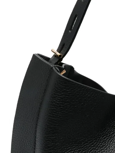 Mino Bossi Liz Textured Shoulder Bag In Black