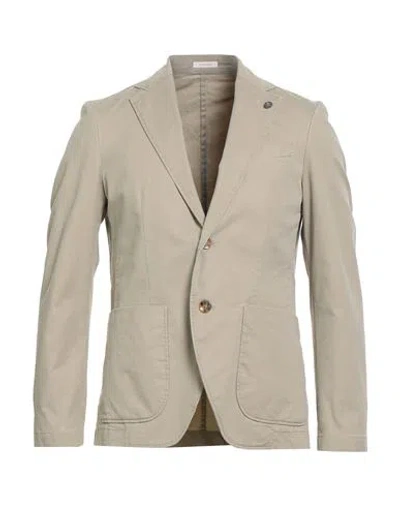 Officina 36 Man Blazer Beige Size 38 Cotton, Polyester In Neutral