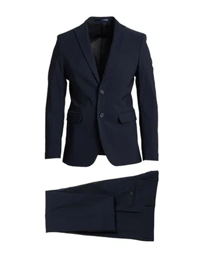 Marciano By Guess Man Suit Midnight Blue Size 44 Viscose, Polyester In Blue