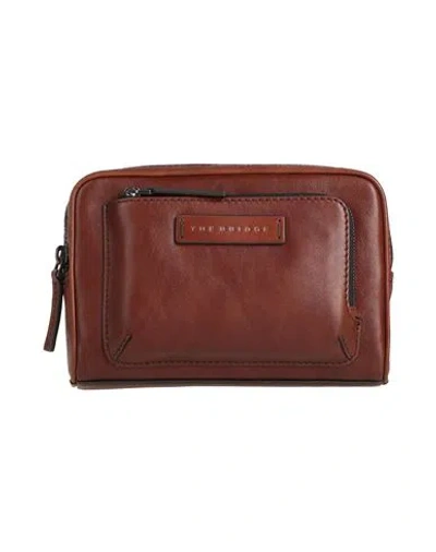 The Bridge Man Handbag Brown Size - Leather In Brown