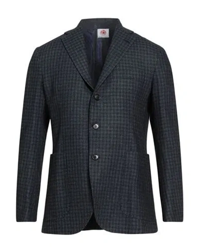 Luigi Borrelli Napoli Man Blazer Grey Size 46 Virgin Wool In Gray