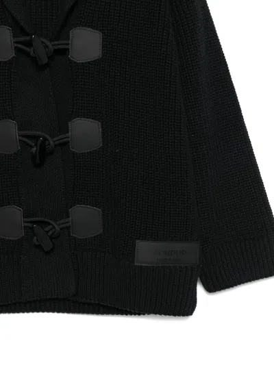 Dondup Toggle-fastening Cardigan In Black