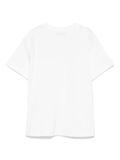 Msgm Logo-print T-shirt In White