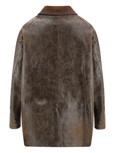 Valstar Leather Jacket In Brown