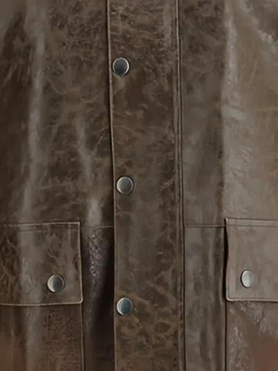Valstar Leather Jacket In Brown