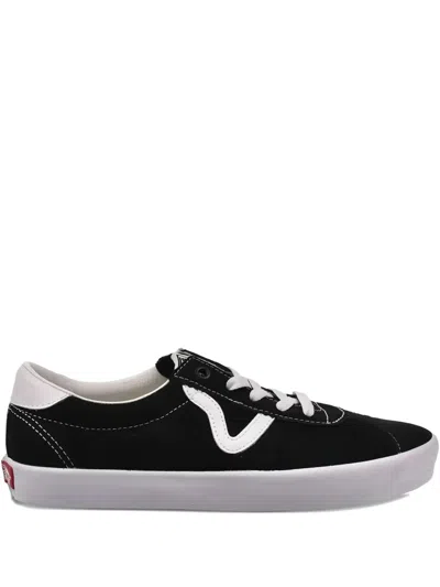 Vans Sport Low Suede Sneakers In Black