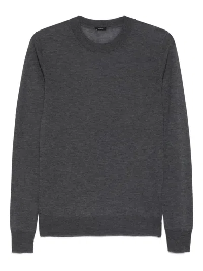 Joseph Crew-neck Sweater In Gray