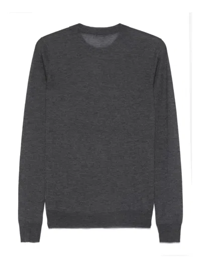 Joseph Crew-neck Sweater In Gray