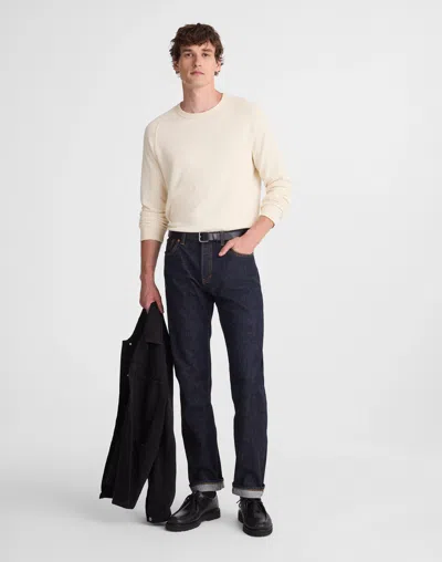 Madewell Long Sleeve Heavyweight Slub Cotton T-shirt In Neutral