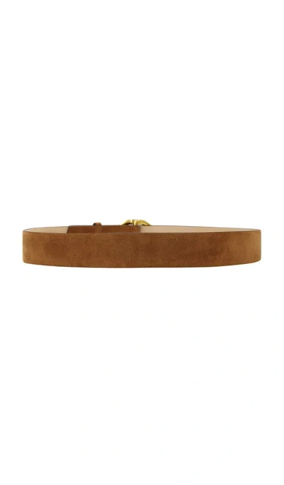 Rag & Bone Audrey Suede Belt In Gold