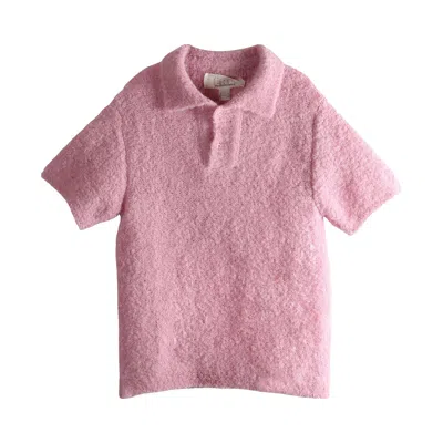 Pre-owned Erl Alpaca Polo 'pink' | Men's Size L