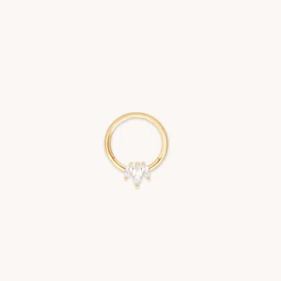 Astrid &amp; Miyu Marquise Cluster Daith Ring