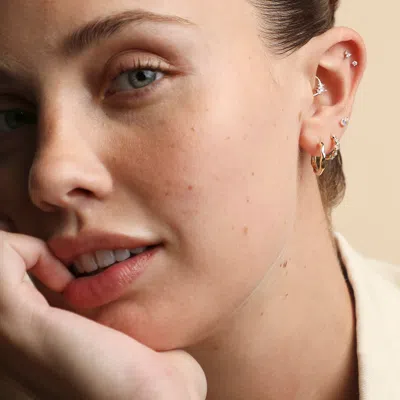 Astrid &amp; Miyu Marquise Cluster Daith Ring