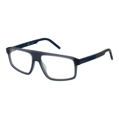 Hugo Boss Blue Men Optical Frames In Black