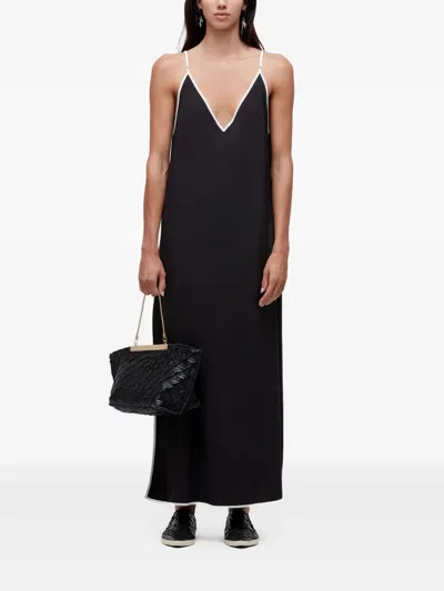 Osklen バイアスディテール マキシドレス In Black