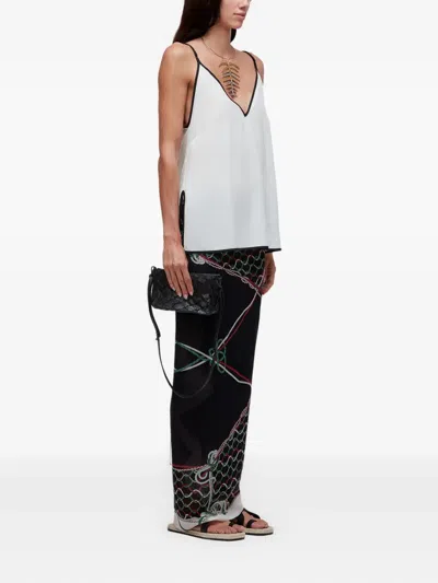 Osklen Vネック トップ In White