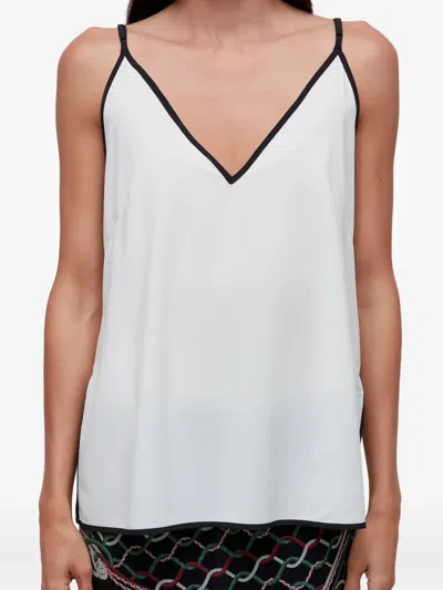 Osklen Vネック トップ In White