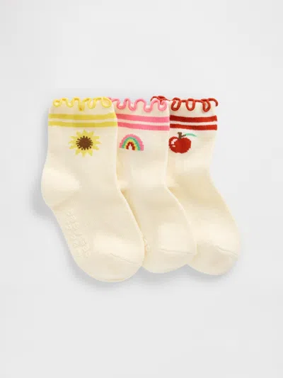 Gap Baby & Toddler Crew Socks (3-pack) In Multi