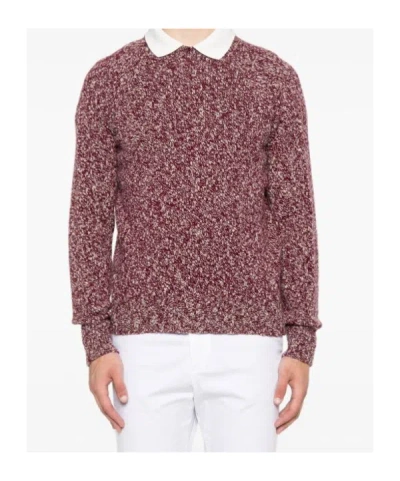 Drumohr Wool Sweater With Mottled Effect In Purple