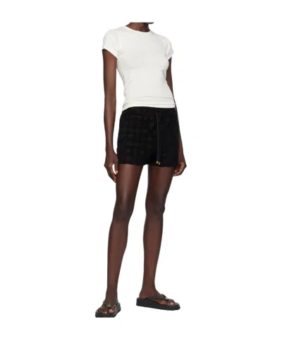 Amiri Drawstring Cotton-blend Shorts In Brown