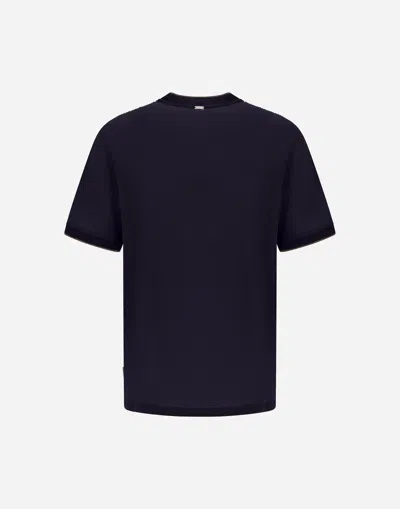 Herno Emporio Armani Pinstripe Single-breasted Blazer Jacket In Multi