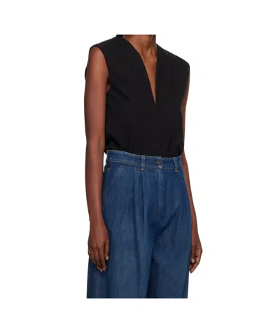Lanvin Sleeveless Vest In Black