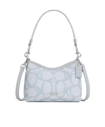 Coach Laurel Small Shoulder Bag In Sketch Signature Canvas