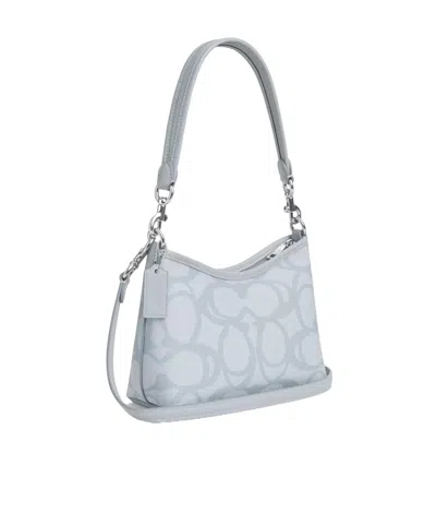 Coach Laurel Small Shoulder Bag In Sketch Signature Canvas